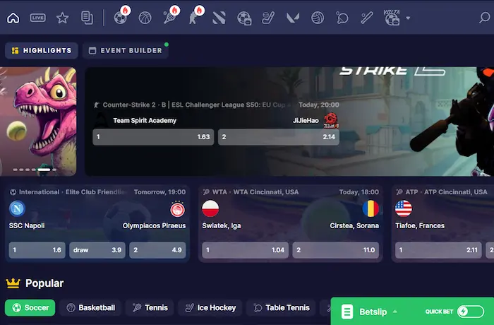 BinoBet Casino sport