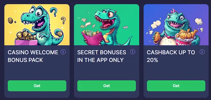BinoBet Casino bonuses